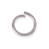 licht zilver gekleurde ringetjes dik 8 mm 