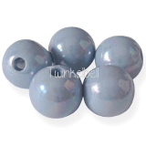 pastel blauwe ronde kralen met glans 10 mm