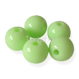 pastel groene ronde kralen 8 mm