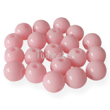 pastel roze ronde kralen 6 mm